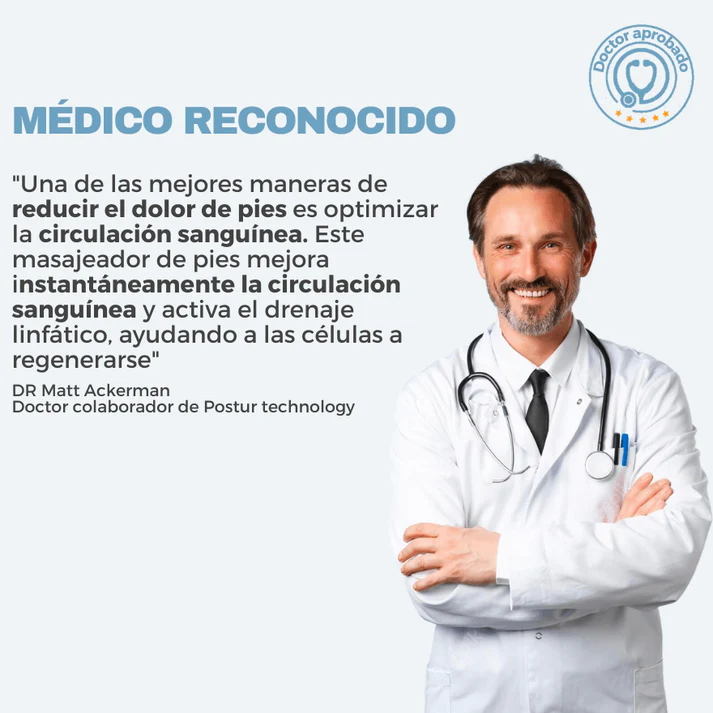 Masajeador Profesional para Pies y Piernas con Función Postural y Terapia de Compresión