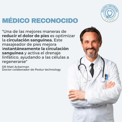 Masajeador Profesional para Pies y Piernas con Función Postural y Terapia de Compresión